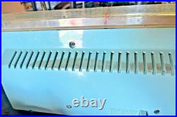 Vintage Sylvania 6T14 Deluxe Six Dual Speaker Tube Radio Mid Century Clean