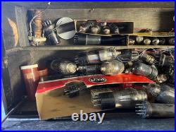 Vintage Sylvania Electronics Tube TV Radio Serviceman Repairman Case 100 tubes