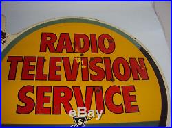 Vintage Sylvania Radio And Tv Tubes Flange Sign 169-q