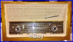 Vintage TELEFUNKEN TUBE RADIO. CONCERTINO 5093w Super Heterodyne STEREO
