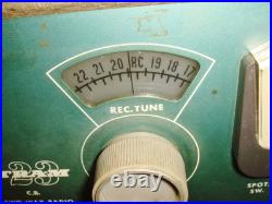 Vintage TRAM TR-27E 23 Channel two way Tube Radio Untested Parts /Repair Rare