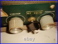 Vintage TRAM TR-27E 23 Channel two way Tube Radio Untested Parts /Repair Rare