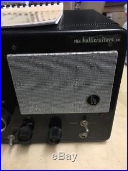 Vintage TUBE HAM RADIO Hallicrafters S-40 Communications Receiver Shortwave