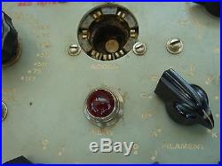 Vintage TV-7A/U Military Radio Tube Tester Equipment Lot # 1