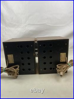 Vintage Telefunken Allegro Stereo 205 Tube Radio withSpeakers MCM Powers On