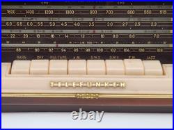 Vintage Telefunken Gavotte 5353W Tubes Radio 1960s Germany For Repair