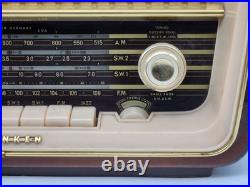 Vintage Telefunken Gavotte 5353W Tubes Radio 1960s Germany For Repair