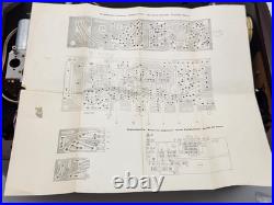 Vintage Telefunken Gavotte 5353W Tubes Radio 1960s Germany For Repair