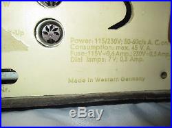 Vintage Telefunken Jubilate 5061w Am Fm Sw Tube Radio W Germany