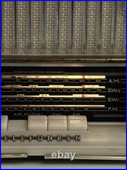 Vintage Telefunken Jubilate 5161W West German Tube Radio 1950s 60s RARE Vintage Telefunken Jubilate 5161W West German Tube Radio 1950s 60s RARE