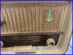 Vintage Telefunken Jubilate Radio 5161W West Germany Tube 1950's WORKS WELL NJ