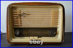 Vintage Telefunken Jubilee Tube Radio West Germany Works MCM Home Decor 50's