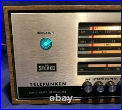 Vintage Telefunken Operette 5650 AM/FM/SW Solid State Radio 1960's, Rare