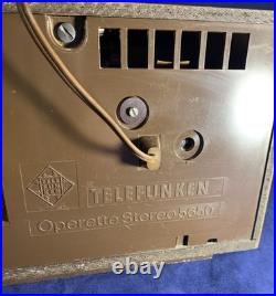Vintage Telefunken Operette 5650 AM/FM/SW Solid State Radio 1960's, Rare