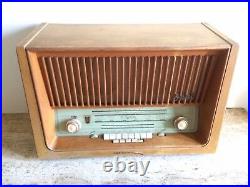 Vintage Telefunken Opus 7 AM / FM Hi-Fi Radio System-Original Condition. Blond