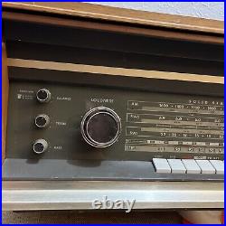 Vintage Telefunken Opus Studio 5650 MX Bookshelf Tube Radio Parts Or Repair