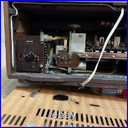 Vintage Telefunken Opus Studio 5650 MX Bookshelf Tube Radio Parts Or Repair