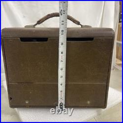 Vintage Temple, Wooden Tube Radio Model F-612, 1940's Working, As Pictured