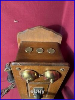 Vintage The Country Belle by Guild Wall Phone Tube Radio Tested