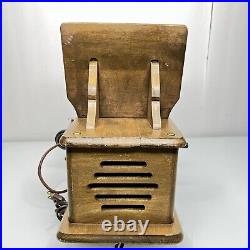 Vintage The Country Belle by Guild Wooden Wall Phone AM/FM Tube Radio Working