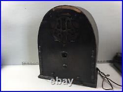 Vintage Tombstone Screen Grid Electric Receiver Gloritone Tube Radio Chassis 26