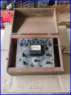 Vintage Triplet 1503 Multipurpose Tube Tester radio tubes TV tubes powers on Vintage Triplet 1503 Multipurpose Tube Tester radio tubes TV tubes powers on