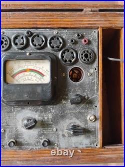Vintage Triplet 1503 Multipurpose Tube Tester radio tubes TV tubes powers on Vintage Triplet 1503 Multipurpose Tube Tester radio tubes TV tubes powers on