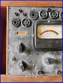 Vintage Triplet 1503 Multipurpose Tube Tester radio tubes TV tubes powers on Vintage Triplet 1503 Multipurpose Tube Tester radio tubes TV tubes powers on