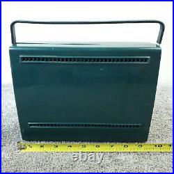 Vintage Truetone D3603A Tube Radio Green Western Auto Supply Portable WORKS
