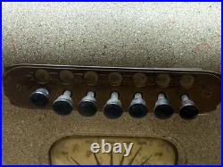 Vintage Tube AM Push Button Radio -unique Finish (RCA Westinghouse Hazeltine)