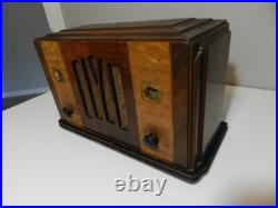 Vintage Tube Radio- 1932 Western Air Patrol Art Deco Radio- Vintage Radio