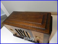 Vintage Tube Radio- 1932 Western Air Patrol Art Deco Radio- Vintage Radio