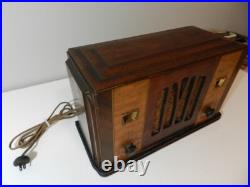 Vintage Tube Radio- 1932 Western Air Patrol Art Deco Radio- Vintage Radio