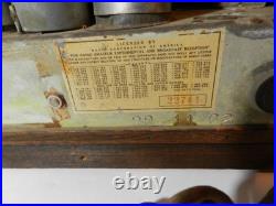 Vintage Tube Radio- 1932 Western Air Patrol Art Deco Radio- Vintage Radio