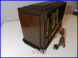 Vintage Tube Radio- 1932 Western Air Patrol Art Deco Radio- Vintage Radio