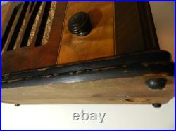 Vintage Tube Radio- 1932 Western Air Patrol Art Deco Radio- Vintage Radio