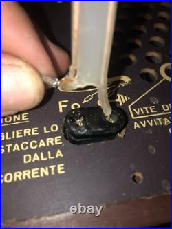 Vintage Tube Radio 1953 Telefunken Mignonette mf Italian Functunal Working Vintage Tube Radio 1953 Telefunken Mignonette mf Italian Functunal Working