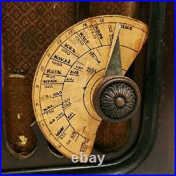 Vintage Tube Radio Cathedral Tabletop Solid Wood Retro Home Decor Not Working