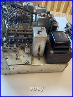 Vintage Tube Radio Chassis For Parts or Repair Unknown Brand Or Model 584364