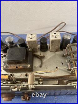 Vintage Tube Radio Chassis POWERS ON UNTESTED