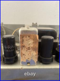 Vintage Tube Radio Chassis POWERS ON UNTESTED