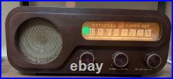 Vintage Tube Radio DX-335 National Magic Eye Antique Tabletop Model Retro Japan