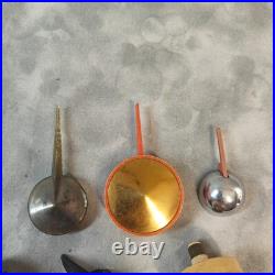Vintage Tube Radio Dial Pointers & Knobs Lot 1930s-50s Art Deco Tuning Indicator
