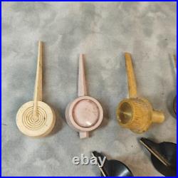Vintage Tube Radio Dial Pointers & Knobs Lot 1930s-50s Art Deco Tuning Indicator