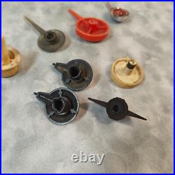 Vintage Tube Radio Dial Pointers & Knobs Lot 1930s-50s Art Deco Tuning Indicator