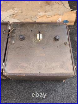 Vintage Tube Radio Extremely Rare Tom Thumb Tube Radio No Power Cord Parts Vintage Tube Radio Extremely Rare Tom Thumb Tube Radio No Power Cord Parts