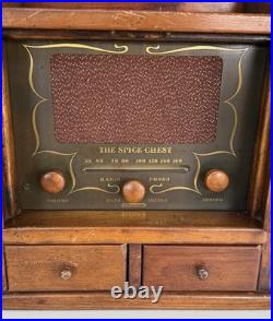 Vintage Tube Radio Guild Model 484 The Spice Chest Works Great & Excellent Con