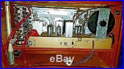 Vintage Tube Radio Leather Super De Luxe ZENITH TRANS OCEANIC Wave Magnet