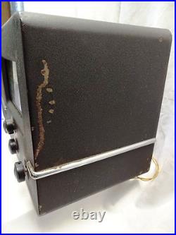 Vintage Tube Radio MULTITONE LONDON Metal Body Cabinet Genuine Collection Old