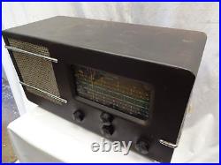 Vintage Tube Radio MULTITONE LONDON Metal Body Cabinet Genuine Collection Old
